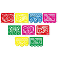 Carnival Party Decor Paper Cut Plastic Flag Banner, 4.5 m Long - view 2