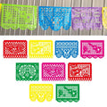 Carnival Party Decor Paper Cut Plastic Flag Banner, 4.5 m Long - view 4