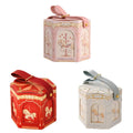 Carousel Hexagon Favour Boxes - Red, Pack of 20 - view 3