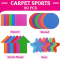 Carpet Spot Markers for Classrooms - Star, Set of 30 - view 2