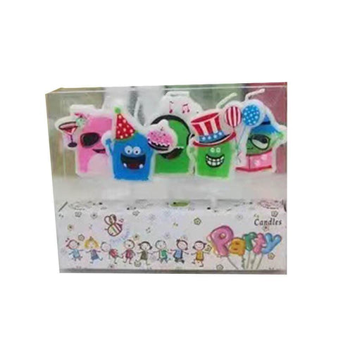 Cartoon Animal Birthday Cake Candles - Party Animal Design