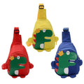 Cartoon Dinosaur Crossbody Chest Sling Bag with Adjustable Strap - Yellow - view 3