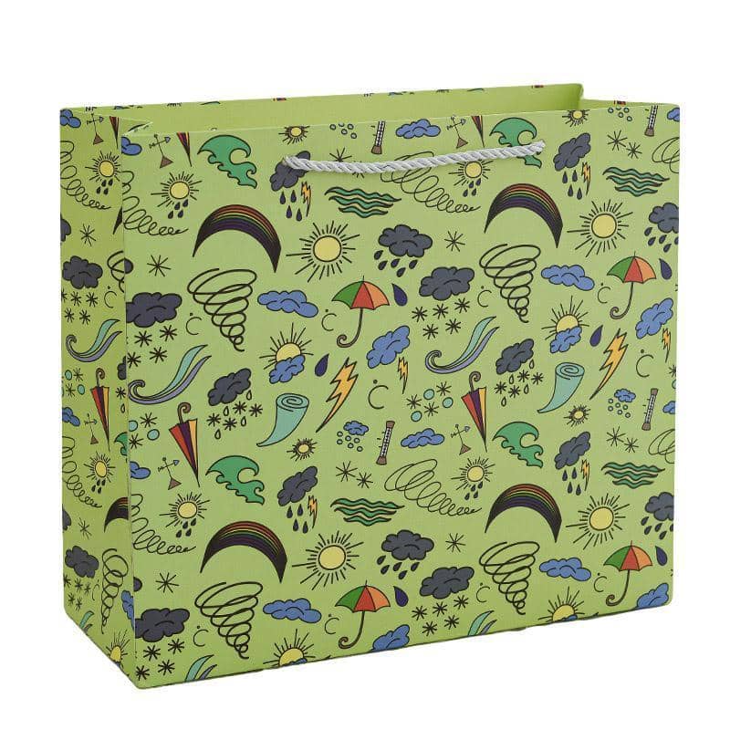 Cartoon Paper Gift Bags Tote, Pack of 25, 14 x 15 x 7 cm - Style LD-2304