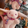 Cartoon Rabbit Plush Toy Keychain - Pink - view 5