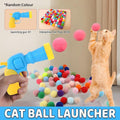 Cat Ball Launcher with 100 Multicolour Plush Balls