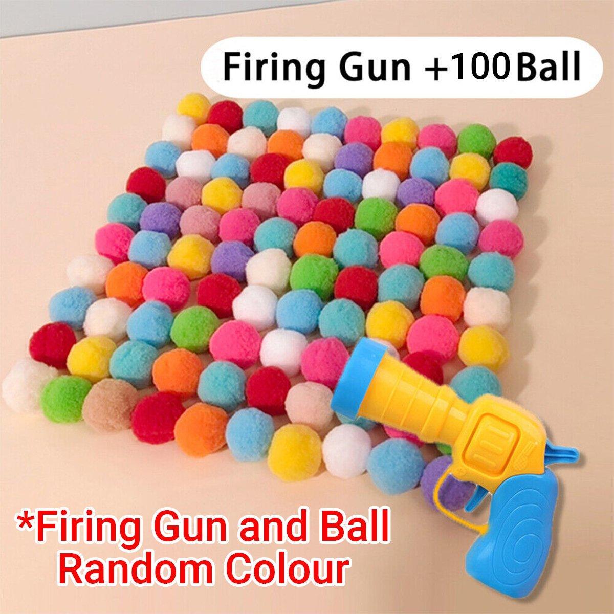 Cat Ball Launcher with 100 Multicolour Plush Balls - view 5