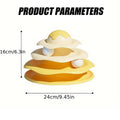 Cat Ball Track Tower Toy, 3 Level Ice Cream Design - Yellow - view 4