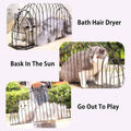 Cat Bath Cage Portable Pet Grooming Cage Foldable Mesh Cage - Large 56 x 16 x 29 cm - view 5