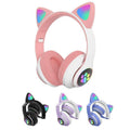 Cat Ear Bluetooth Over-Ear Wireless Headphones for Kids - Blue - view 3