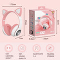 Cat Ear Bluetooth Over-Ear Wireless Headphones for Kids - Blue - view 4