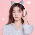 Cat Ear Bluetooth Over-Ear Wireless Headphones for Kids - Blue - view 5