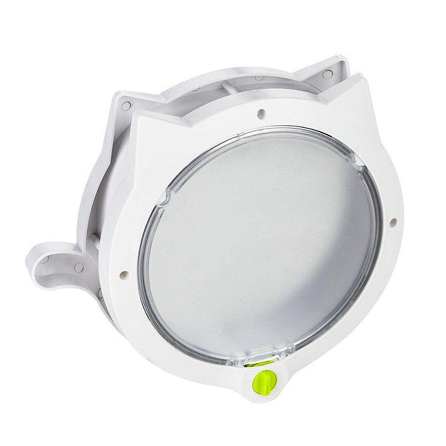 Cat Ear Pet Door for Cats and Dogs, Easy in and Out Access - White