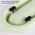 Cat Feeding and Drinking Bowl with Non-Slip Base - Green - view 5