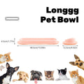 Cat Feeding and Drinking Bowl with Non-Slip Base - Pink - view 4