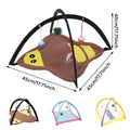 Cat Hammock Bed with Bell Toys, Breathable Pet Hammock - Butterfly Design - view 4