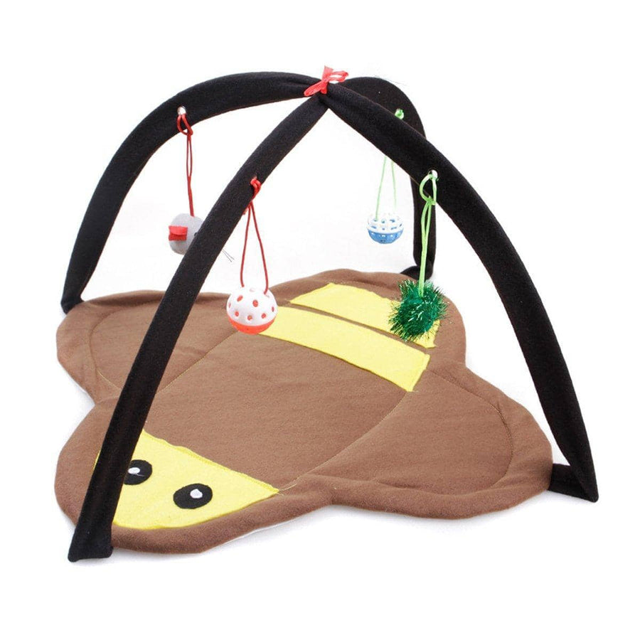 Cat Hammock Bed with Bell Toys, Breathable Pet Hammock - Little Bee