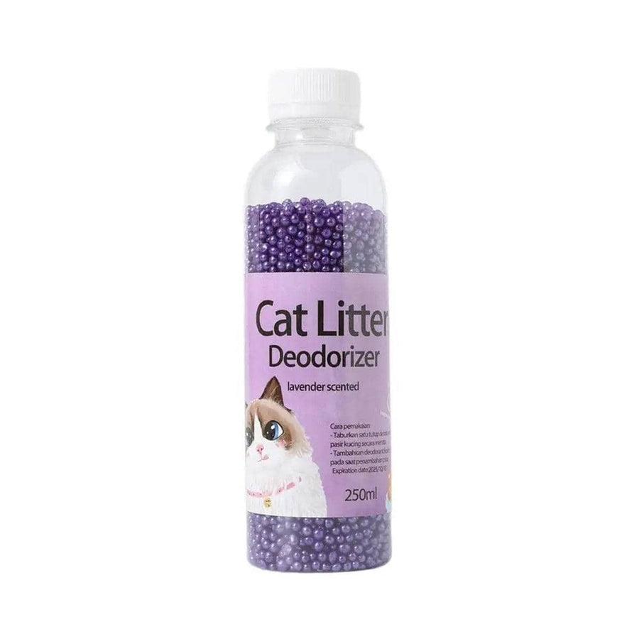 Cat Litter Deodoriser Beads 250ml - Purple, Lavender Scented