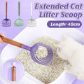 Cat Litter Scoop with Long Handle and Wide Head - Green - view 2