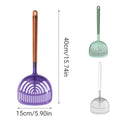 Cat Litter Scoop with Long Handle and Wide Head - Purple - view 4