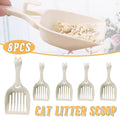 Cat Litter Scoop Set of 8, Pet Poop Scooper with Slotted Sifting Design