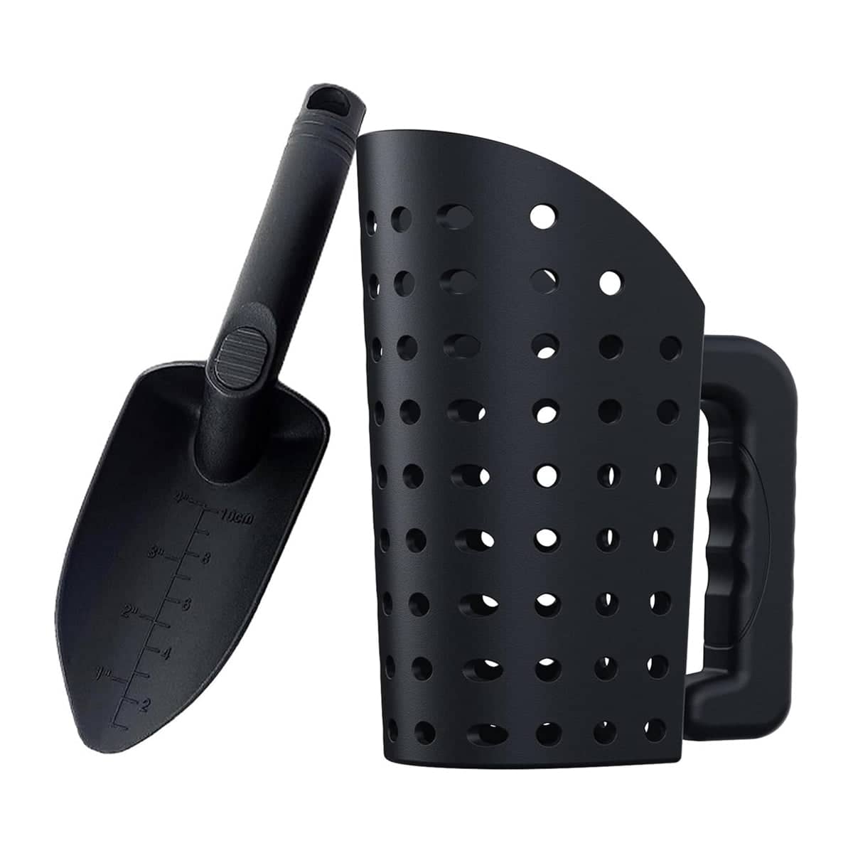 Cat Litter Scoop Set Durable Plastic Cleaning Shovel Kitty Box Waste Removal - 2 Piece - view 2