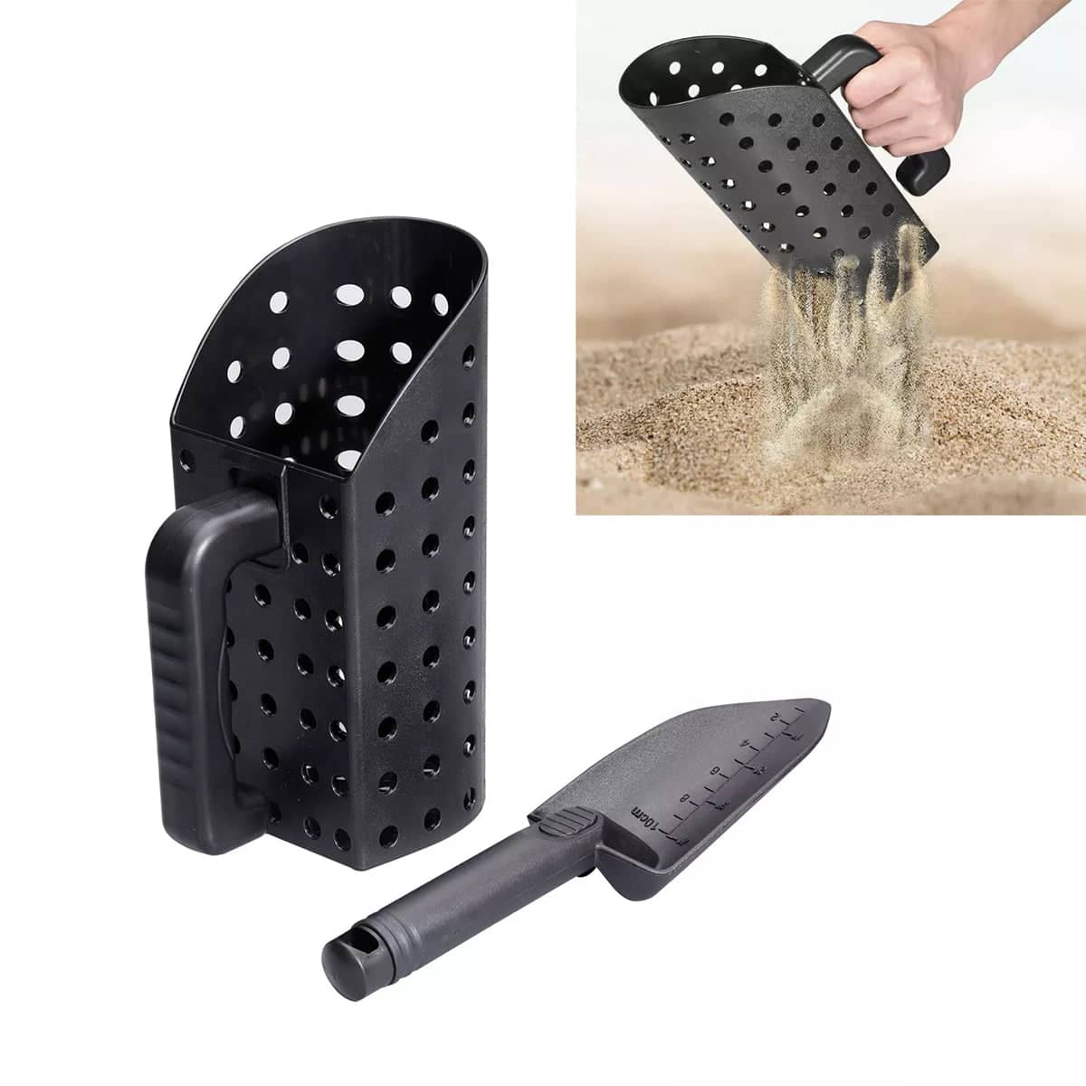 Cat Litter Scoop Set Durable Plastic Cleaning Shovel Kitty Box Waste Removal - 2 Piece - view 5