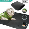 Cat Litter Trapping Mat, Double Layer EVA - Black, Medium (60 x 46 cm) - view 2