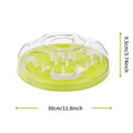 Cat Maze Slow Feeder Bowl for Dry Food and Treats - Pink - view 4