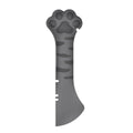 Cat Paw Silicone Can Opener and Food Scoop - Grey