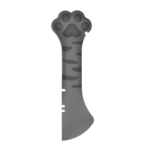 Cat Paw Silicone Can Opener and Food Scoop - Grey