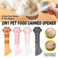 Cat Paw Silicone Can Opener and Food Scoop - Grey - view 2