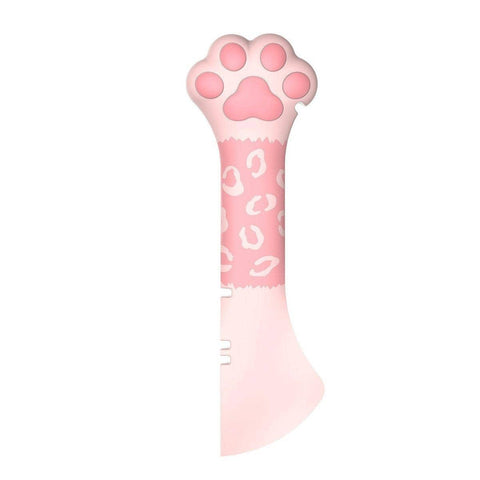 Cat Paw Silicone Can Opener and Food Scoop - Pink