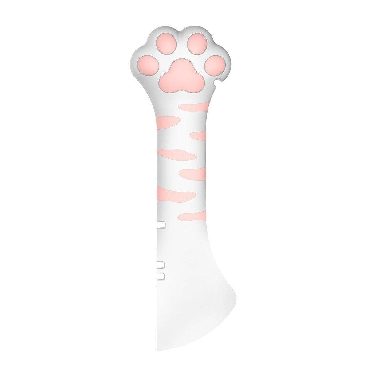 Cat Paw Silicone Can Opener and Food Scoop - White