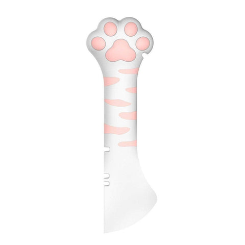 Cat Paw Silicone Can Opener and Food Scoop - White