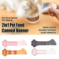 Cat Paw Silicone Can Opener and Food Scoop - White - view 5