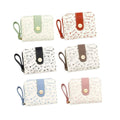 Cat Print Zip Wallet with Coin Purse and Card Slots - Red - view 3