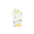 Cat Recovery Suit After Surgery - Cream with Yellow Trim, Size L (Bust 44 cm, Length 34 cm)