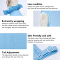 Cat Recovery Suit Post Surgery Onesie with Lace Collar - L (Chest 40 to 48 cm, Back 35 to 42 cm) - view 4