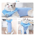 Cat Recovery Suit Post Surgery Onesie with Lace Collar - L (Chest 40 to 48 cm, Back 35 to 42 cm) - view 5