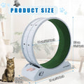 Cat Running Wheel Large Exercise Treadmill Toy Indoor Pet Fitness Spinner - Blue - view 4