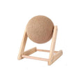 Cat Scratching Ball with Wooden Frame - Small, L Shape