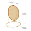 Cat Scratching Board Sisal Vertical Scratcher with Steel Frame and Faux Leather Buckles - view 3