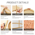 Cat Scratching Board Sisal Vertical Scratcher with Steel Frame and Faux Leather Buckles - view 5