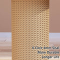 Cat Scratching Post Oval Turntable with Sisal Rope, Feather Teaser and Toy Balls - view 4