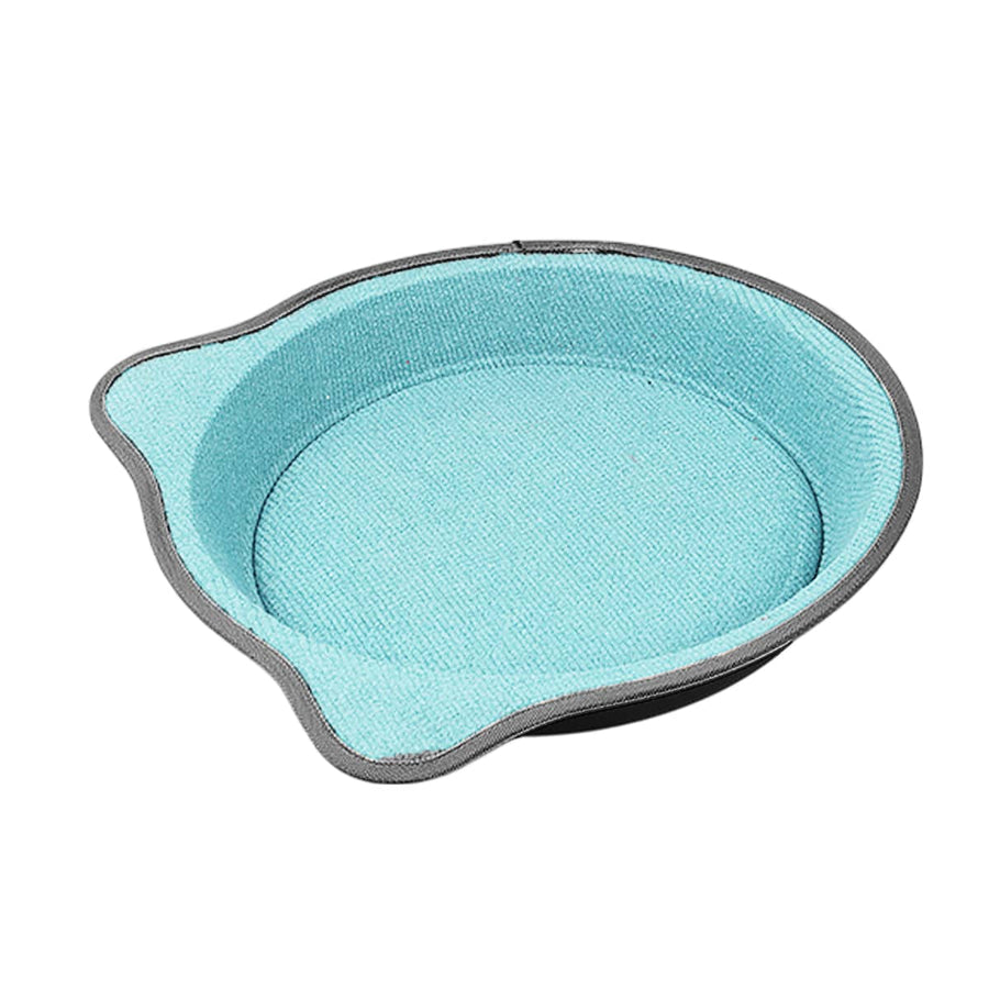 Cat Scratching Post Pad 2-In-1 PP Blanket Non-Slip Indoor Pad, 38 x 38 x 5 cm - Blue