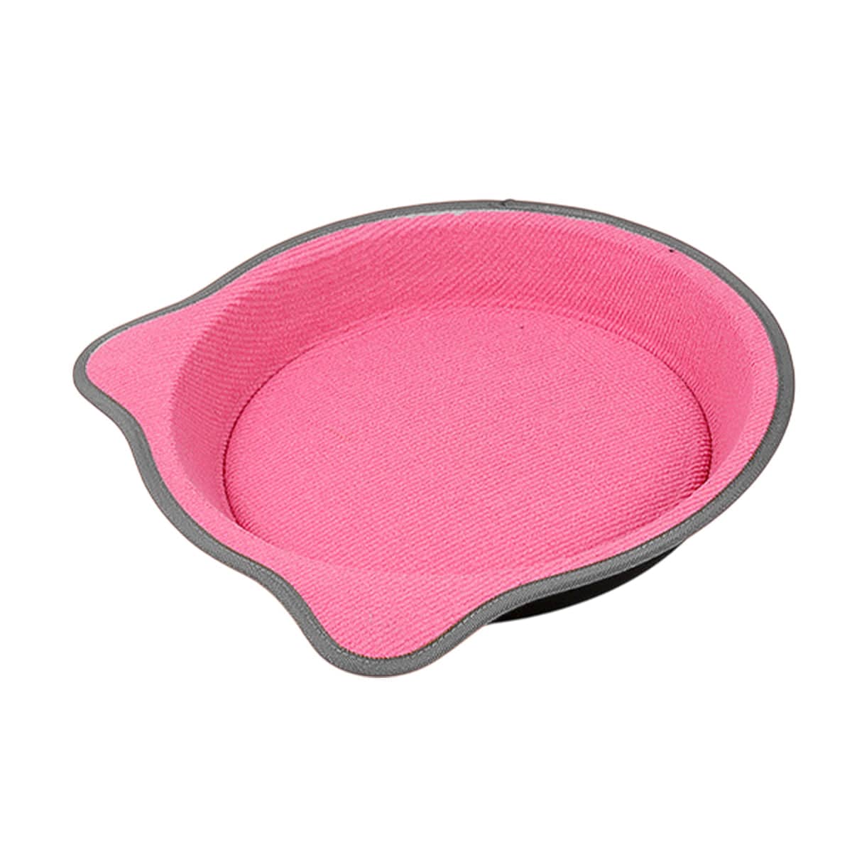 Cat Scratching Post Pad 2-In-1 PP Blanket Non-Slip Indoor Pad, 38 x 38 x 5 cm - Pink
