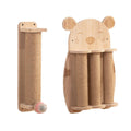 Cat Scratching Post Wall Mounted Sisal Rope - Single Column, Pink - view 3