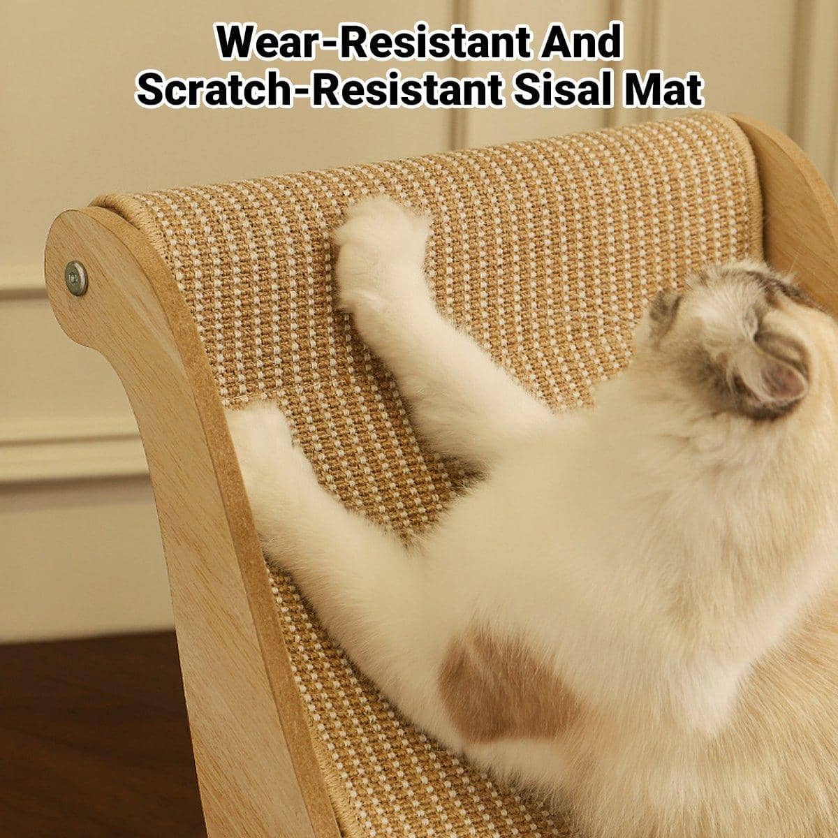 Cat Scratching Recliner Sofa 2 in 1 Lounge Bed - Size XL (60 x 41.8 x 44.5 cm) - view 4