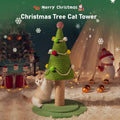 Cat Scratching Tree Sisal Climbing Frame Christmas Style Scratch Board - view 4