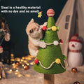 Cat Scratching Tree Sisal Climbing Frame Christmas Style Scratch Board - view 5